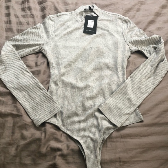 Fashion Nova - Ribbed Bodysuit - Picture 1 of 3